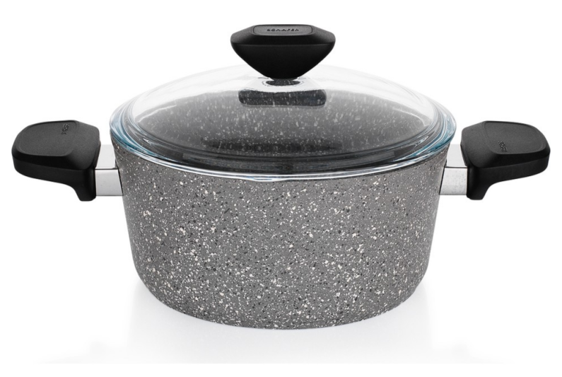 Schafer Etna Yanmaz Yapışmaz Tencere Seti 7 Prç Gri - 3