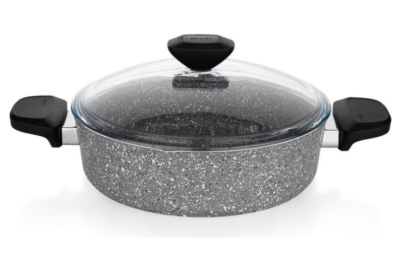 Schafer Etna Yanmaz Yapışmaz Tencere Seti 7 Prç Gri - 5