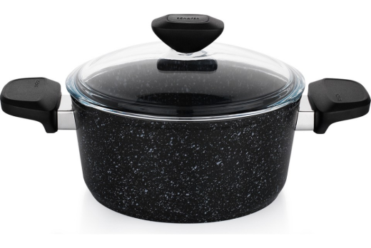 Schafer Etna Yanmaz Yapışmaz Tencere Seti 7 Prç Siyah - 3