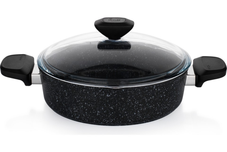 Schafer Etna Yanmaz Yapışmaz Tencere Seti 7 Prç Siyah - 5