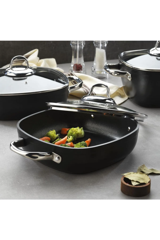 Schafer Gastronomie Master Granit B.Tencere 24 Cm Siyah