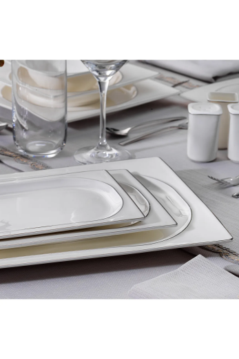 Schafer Glamor Pure Yemek Takımı 60 Parça Platin Plt01 - 4