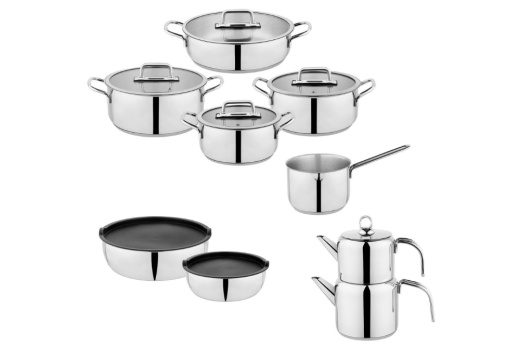 Schafer Grande Mia Çelik Çeyiz Seti 16 Parça-Inox - 2