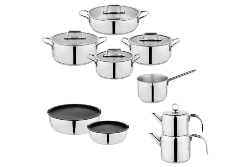 Schafer Grande Mia Çelik Çeyiz Seti 16 Parça-Inox - 2