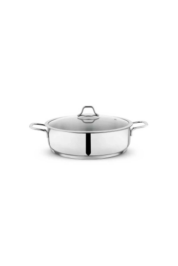 Schafer Held Çelik Basık Tencere 24 Cm İnox - Schafer