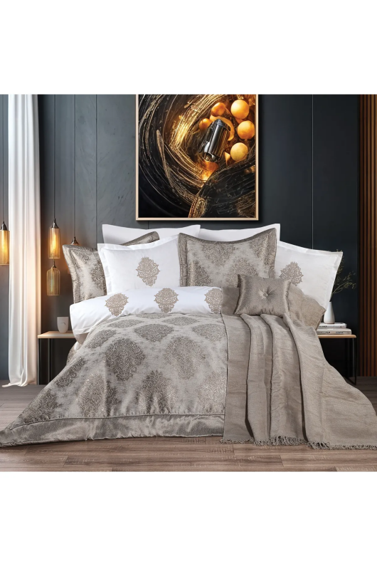 Schafer Home Bolero Çeyiz Seti 11 Parça-Bej - 1