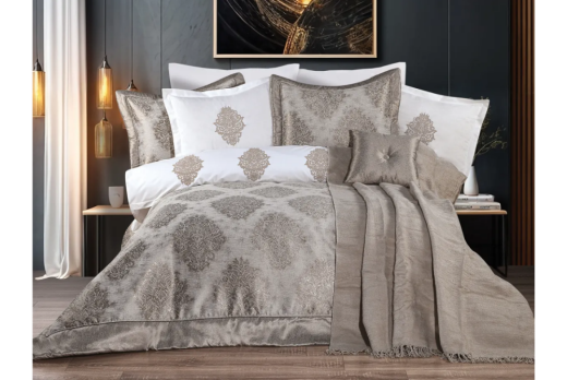 Schafer Home Bolero Çeyiz Seti 11 Parça-Bej - Schafer