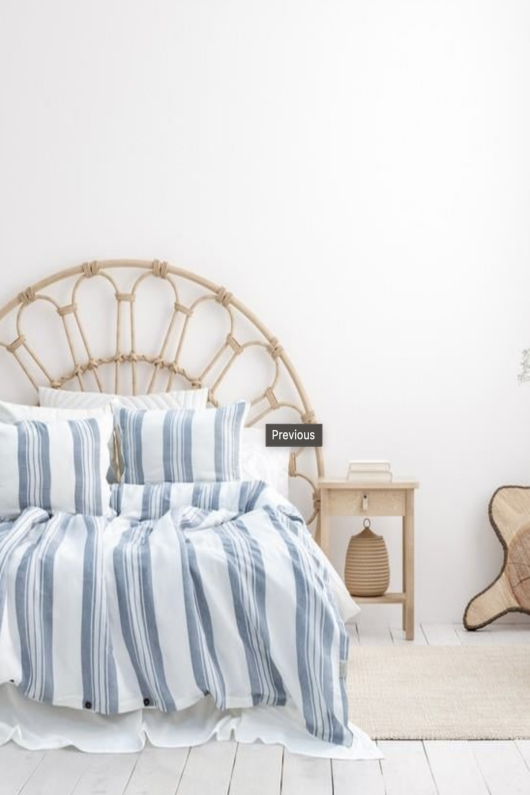 Schafer Home Costa İpliği Boyalı Tek Kişilik Nevresim Takımı 3 Parça-İndigo - 1