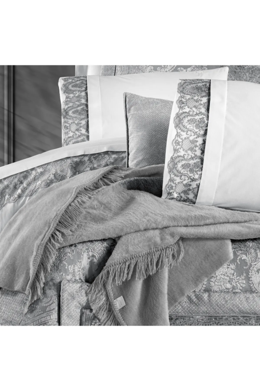 Schafer Home Elegance Çeyiz Seti 11 Parça-Gri - 1