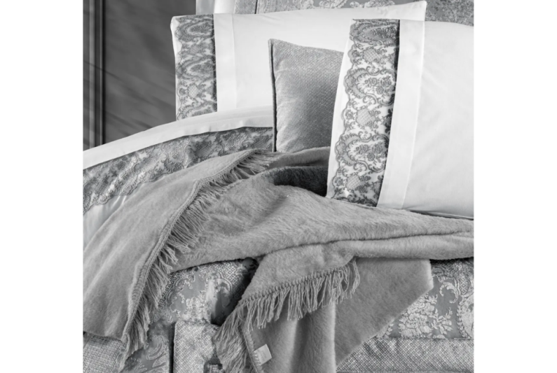 Schafer Home Elegance Çeyiz Seti 11 Parça-Gri - 2