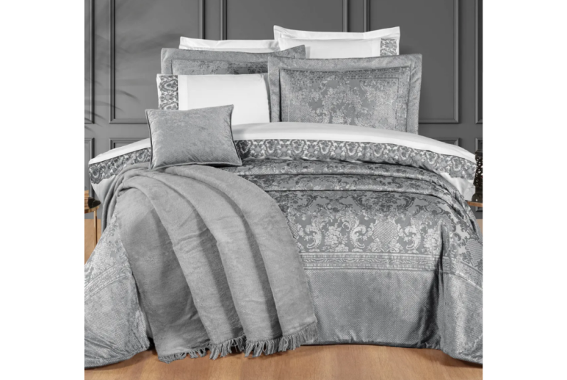 Schafer Home Elegance Çeyiz Seti 11 Parça-Gri - 1