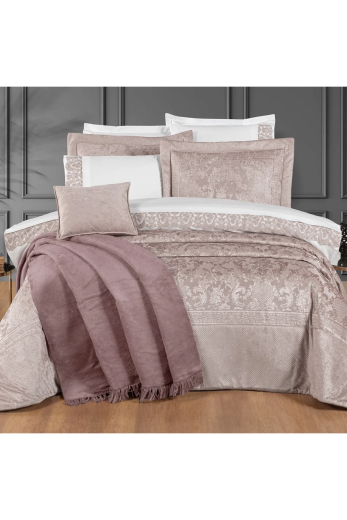 Schafer Home Elegance Çeyiz Seti 11 Parça-Pudra - Schafer