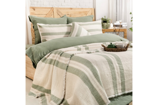 Schafer Home Enza Çeyiz Seti 8 Parça-Yeşil 31901 - Schafer