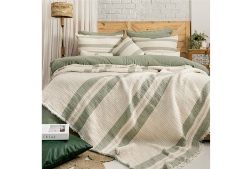 Schafer Home Enza Çeyiz Seti 8 Parça-Yeşil 31901 - 2