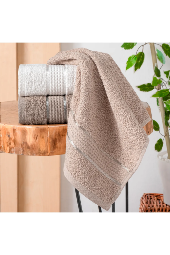 Schafer Home Lena 3 lü Havlu Seti 30x50-Asorti04 - Schafer