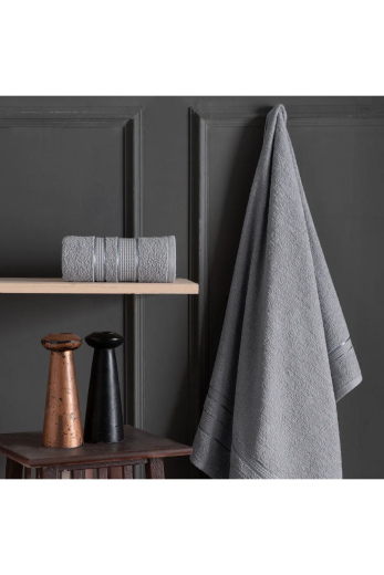 Schafer Home Lena Hamam Seti 2 Parça-Gri - Schafer