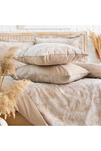 Schafer Home Premium Comfort Çift Kişilik Nevresim Takımı 6 Parça-Ekru - Thumbnail
