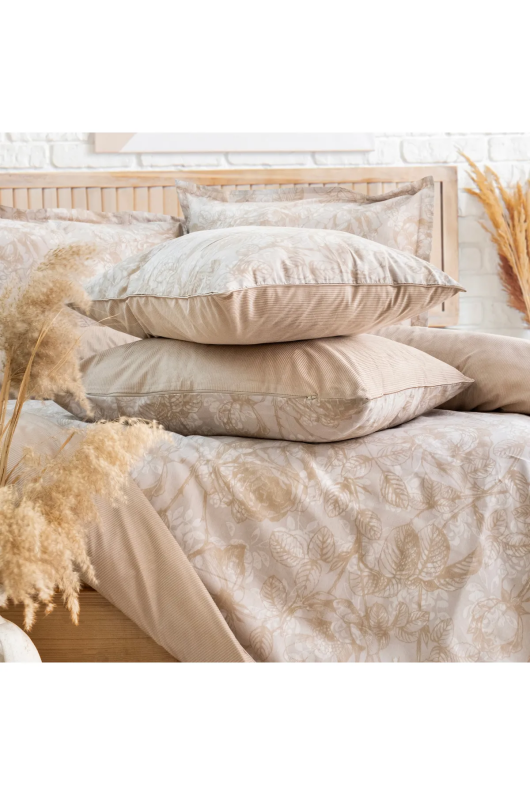 Schafer Home Premium Comfort Çift Kişilik Nevresim Takımı 6 Parça-Ekru - 2