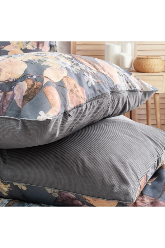 Schafer Home Premium Comfort Çift Kişilik Nevresim Takımı 6 Parça-Gri