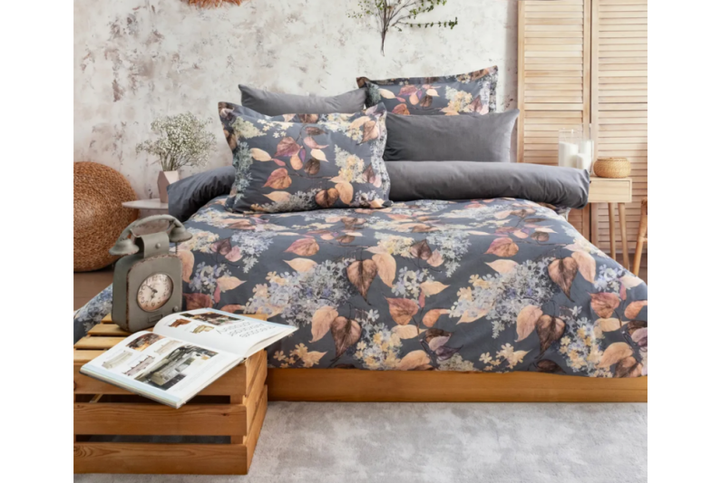 Schafer Home Premium Comfort Çift Kişilik Nevresim Takımı 6 Parça-Gri - 1