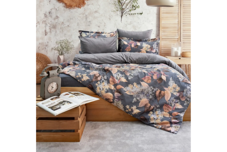 Schafer Home Premium Comfort Çift Kişilik Nevresim Takımı 6 Parça-Gri - 3