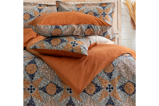 Schafer Home Premium Comfort Çift Kişilik Nevresim Takımı 6 Parça-Kiremit - 3