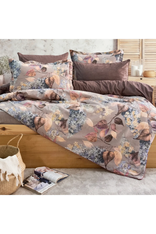 Schafer Home Premium Comfort Çift Kişilik Nevresim Takımı 6 Parça-Mor