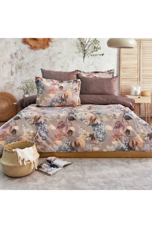 Schafer Home Premium Comfort Çift Kişilik Nevresim Takımı 6 Parça-Mor