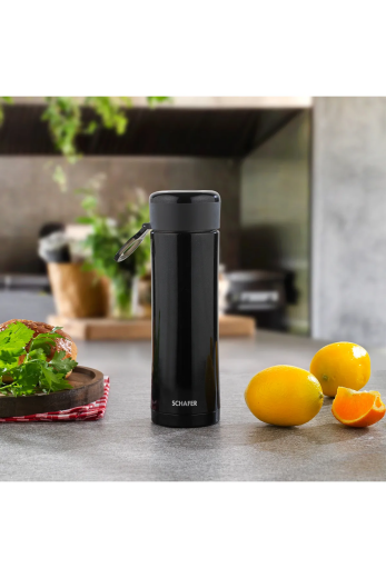 Schafer Iron Man Termos 420 Ml. Siyah 17002-SIY16 - 1