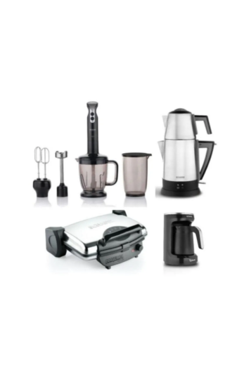 Schafer Kea Elektro Mega Set Ev Aletleri 4lü Set İnox02 25020 - Schafer