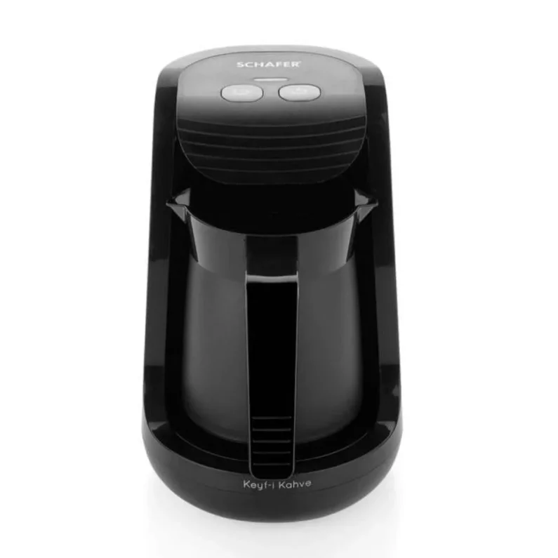 Schafer Keyf-İ Kahve Çift Tuşlu Türk Kahve Makinesi 25002 Siyah - 1