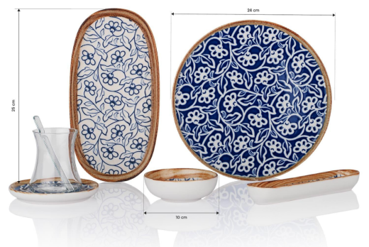 Schafer Lora Kahvaltı Takımı 32 Prç- Asorti - 2