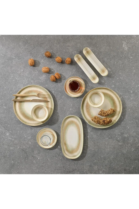 Schafer Lora Kahvaltı Takımı 32 Prc. Yeşil Ysl01 - 3