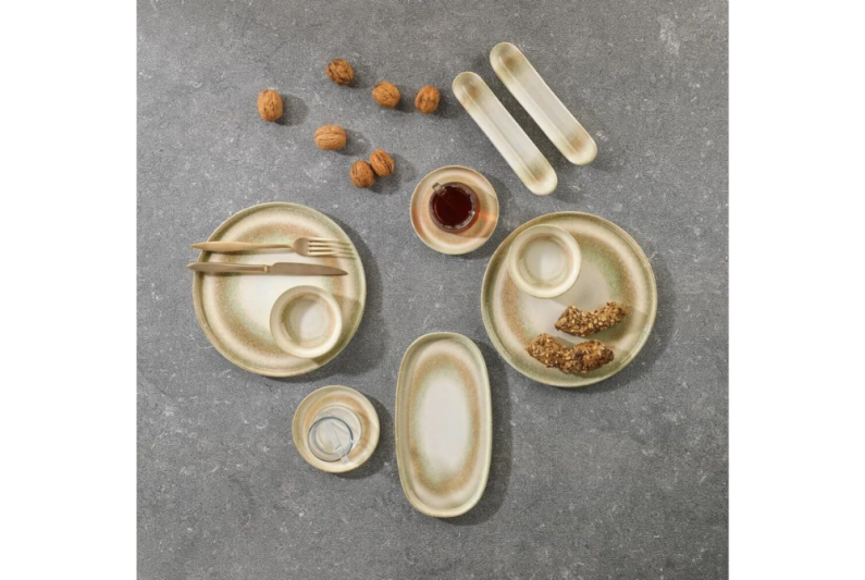 Schafer Lora Kahvaltı Takımı 32 Prc. Yeşil Ysl01 - 1