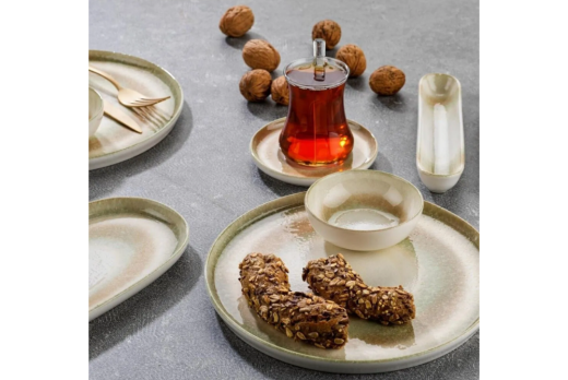 Schafer Lora Kahvaltı Takımı 32 Prc. Yeşil Ysl01 - 3