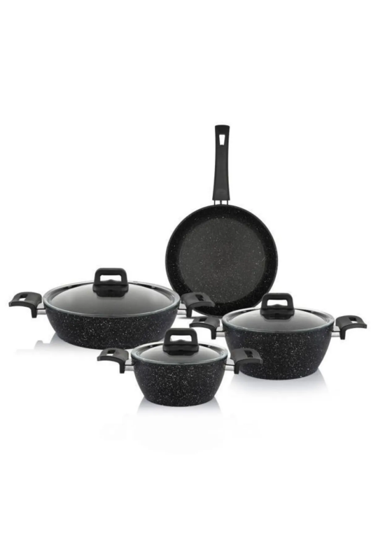 Schafer New Savor Y.Y.Tencere Set 7 Prc.Siyah Sıy02