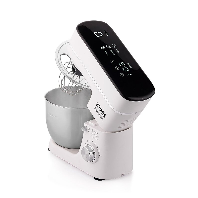 Schafer Prochef DigiMix Dijital Stand Mikser 5 L-Beyaz - 4