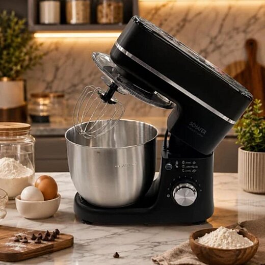 Schafer Prochef DigiMix Dijital Stand Mikser 5 L-Siyah - 1