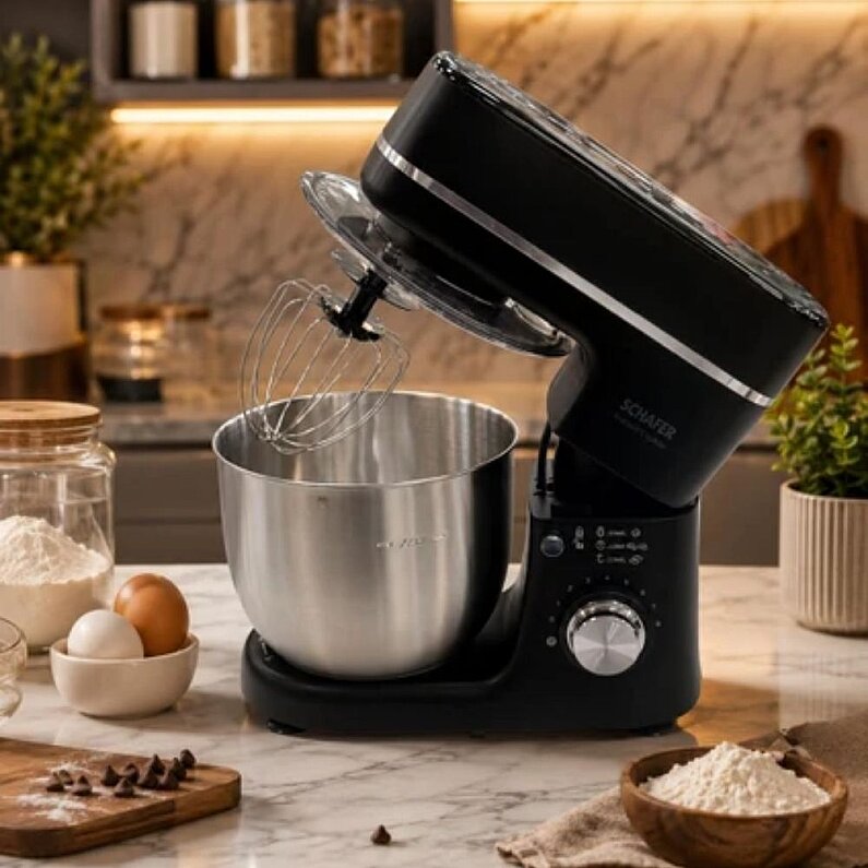 Schafer Prochef DigiMix Dijital Stand Mikser 5 L-Siyah - 1