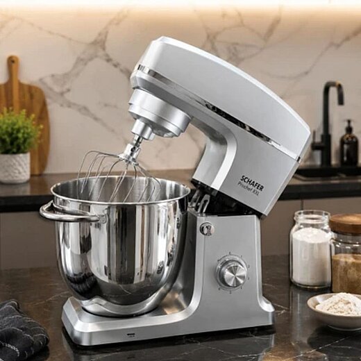 Schafer Prochef XXL Stand Mikser 12 L-Gümüş