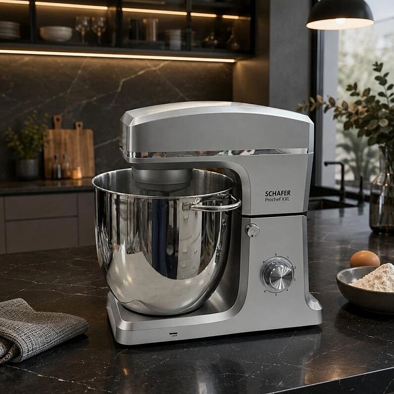 Schafer Prochef XXL Stand Mikser 12 L-Gümüş - 2