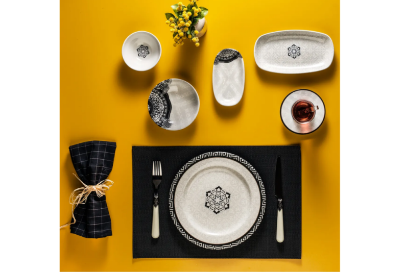 Schafer Sharon Kahvaltı Takımı 32 Prç- Siyah - 1