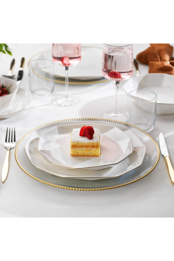 Schafer Siena Yemek Takımı 24 Parça Gold - Schafer