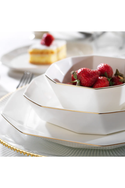 Schafer Siena Yemek Takımı 24 Parça Gold - 2