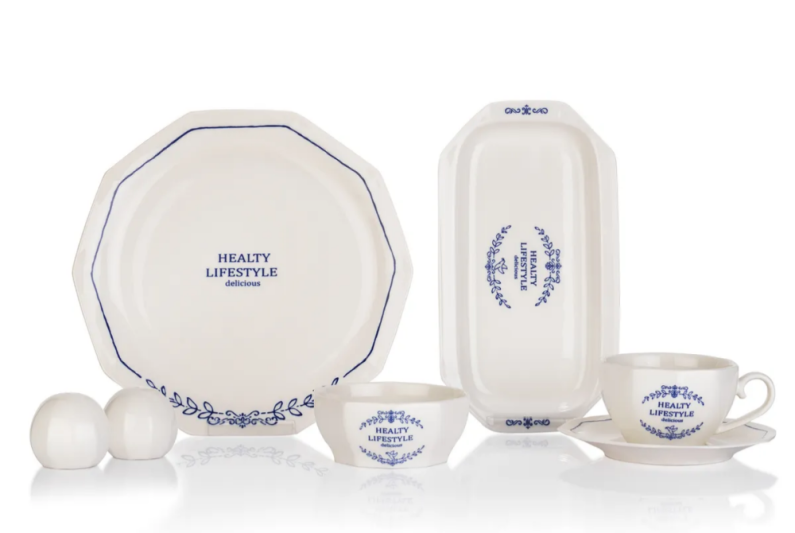 Schafer Swanky Kahvaltı Takımı 32 Prç. Lacivert Laci01 - 1