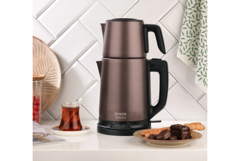 Schafer Teelike Elektrikli Çay Makinesi Kahverengi Kah01 - 1