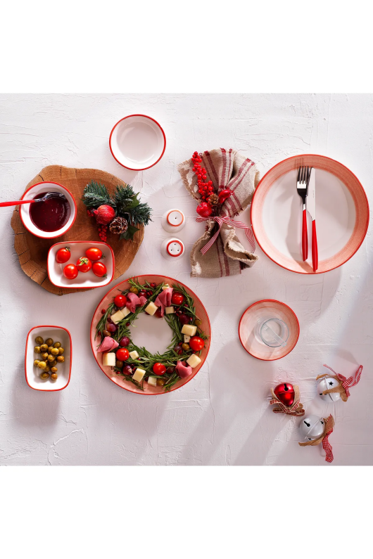 Schafer Vivian Kahvaltı Takımı 32 Prç-Kırmızı - 1