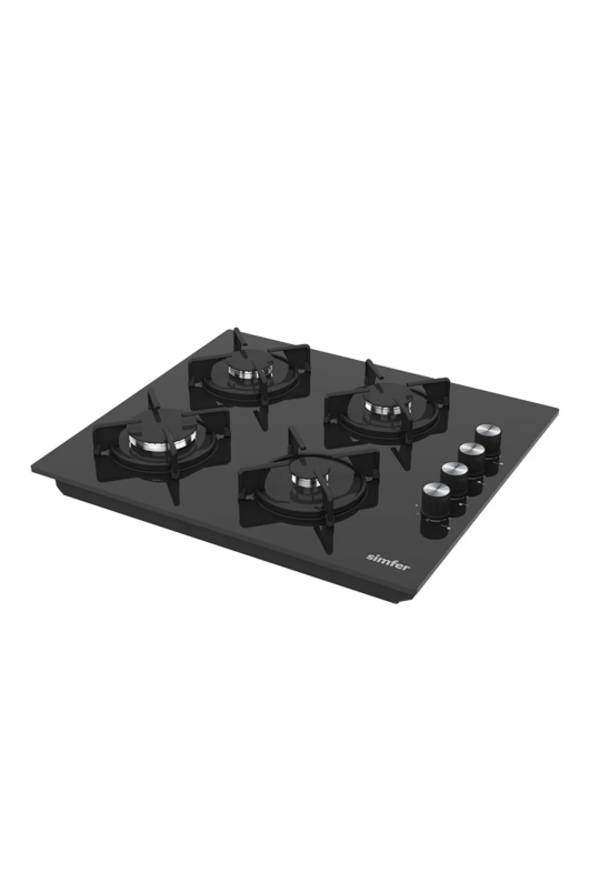 Simfer 3046 Siyah Ankastre Cam Ocak