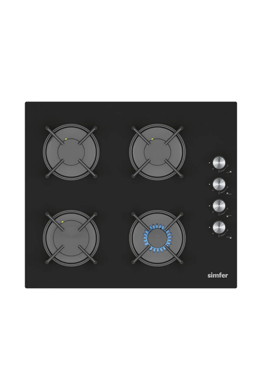 Simfer 3046 Siyah Ankastre Cam Ocak - 1