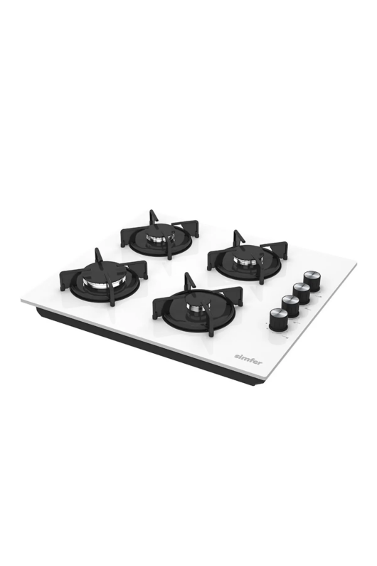 Simfer 3048 Klasik Beyaz Ankastre Set Cam Ocak - 2